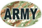 CAMO OVAL ARMY DECAL