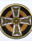 Celtic Dome 1 3D Chrome Background Adhesive Car Badge