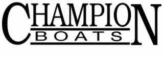 champion boat vinyl decal sticker