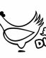 Chicken Dig die cut vinyl car decal