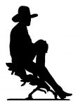 Cowboy Die Cut Decal4