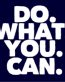 DO WHAT YOU CAN FUNNY DIE CUT DECAL