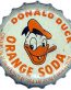 Donald Duck Orange Soda Bottle Cap Decal