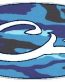 DRAKE OVAL DECAL - Blue Camo FILL