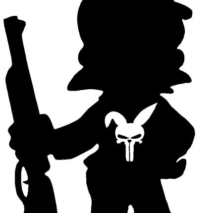 elmer fudd the BUNNYSHER decal