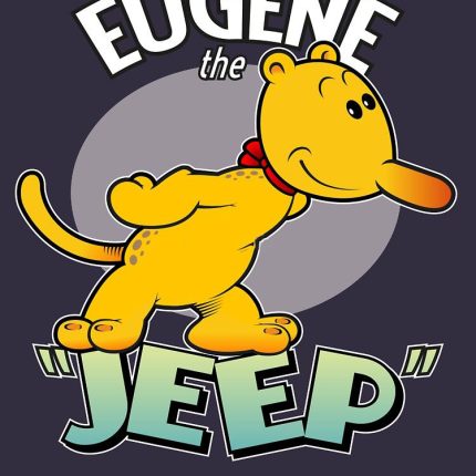 Eugene the jeep navy sticker