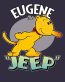 Eugene the jeep navy sticker