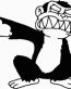 Family Guy Sticker Evil Monkey 2