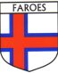 Faroes Flag Crest Decal Sticker