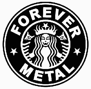 FOREVER METAL BAND LOGO DECAL