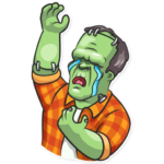 franky the monster_cartoon sticker 16