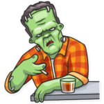 franky the monster_cartoon sticker 19