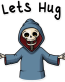 friendly death_grim reaper sticker 27