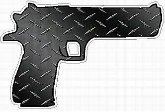 HAND GUN FILLS diamondplate black