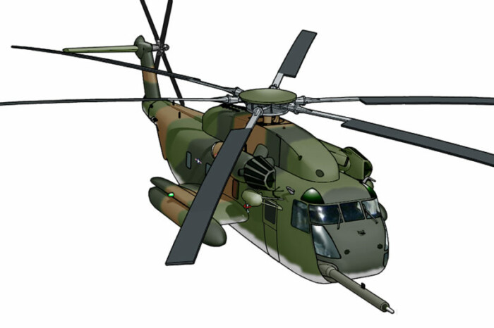 HH-53 Heliborne Wiki Military Sticker 2