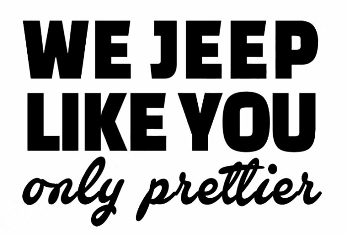 JEEP PRETTIER DECAL