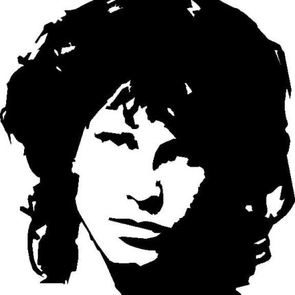 Jim Morrison Decal 2