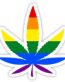 LGBT WEED STICKER
