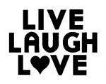 Live Laugh Love Sticker