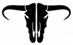 Longhorn Skull Vinyl Decal