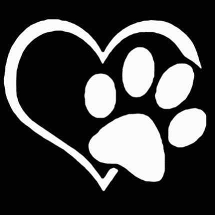 Love Dogs Die Cut Vinyl Car Decal