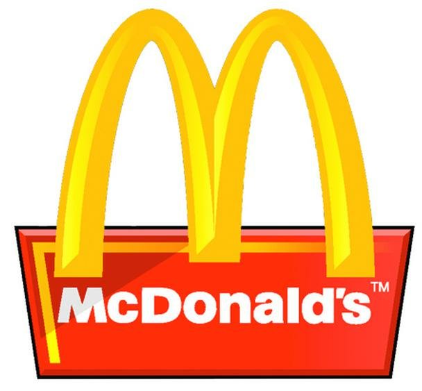 McDonalds-Logo FAST FOOD STICKER 2