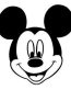 MICKEY MOUSE HEAD DIECUT DISNEY CARTOON DECAL