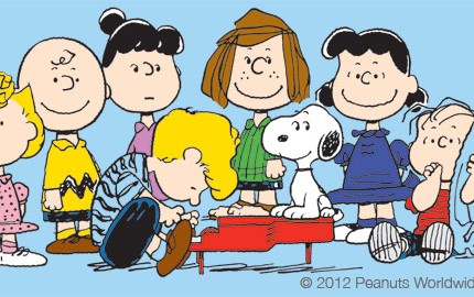 peanuts gang color sticker 2