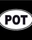 Pot Oval Decal