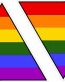 PRIDE FLAG TRIANGLE STICKER SET