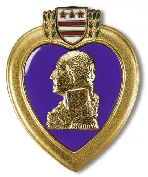 Purple Heart Decal