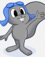 R&B SQUIRREL WAVE STICKER 2