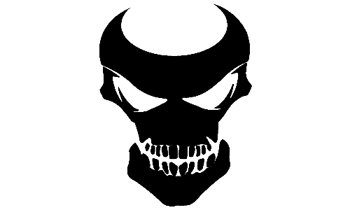 Skull Vinyl Sticker 16