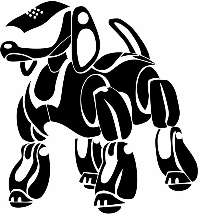 Sony Aibo Robot Dog Die Cut Vinyl Decal