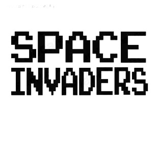 space invaders font