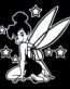 Tink with Stars Diecut Vinyl Decal Sticker