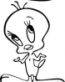 Tweety Bird Angel Diecut Decal