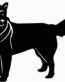 15B Alaskan Malamute Dog Decal