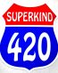 420 Superkind Weed Sticker