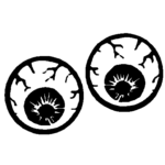 EyeBalls car decal - 859