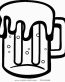 Beer Mug Vinyl Die Cut Decal 2