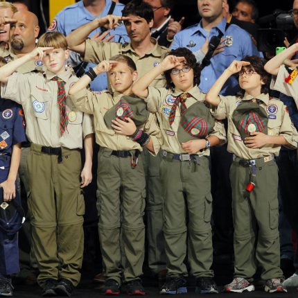 BOY SCOUTS ALABAMA SALUTE STICKER