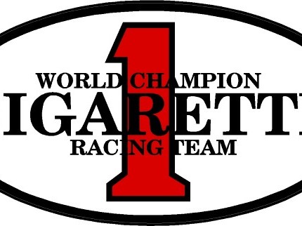 Cigarette Racing Color Oval Decal Sticker 2