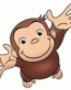 Curious George Sticker