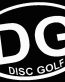 Disc Golf Diecut Oval Decal