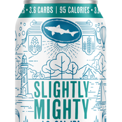 Dogfish head Slightly-Mighty LO-CAL CAN SHAPED STICKER