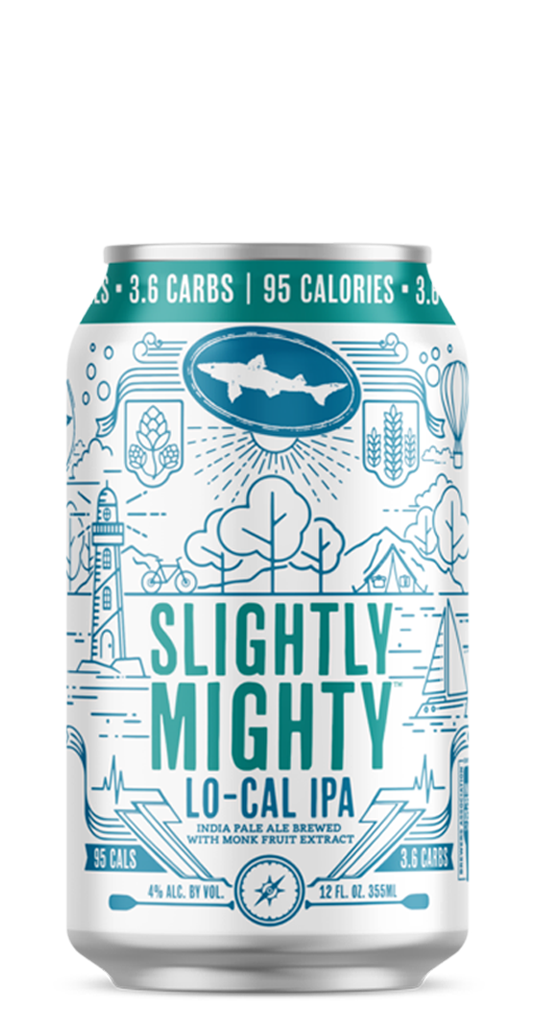 Dogfish head Slightly-Mighty LO-CAL CAN SHAPED STICKER