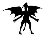 Dragon Vinyl Die Cut Decal Stickers 03