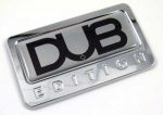 dub special edition adhesive chrome emblem