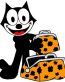 Felix the Cat Digital Diecut Decal Stickers 07